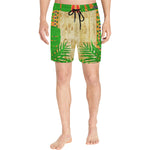 TROPICAL PAPYRUS Men's Mid-Length Swim Shorts