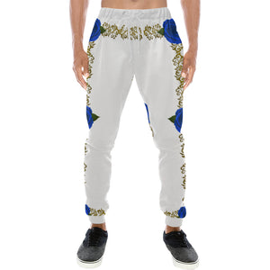 BLUE ROSES Men's All Over Print Sweatpants