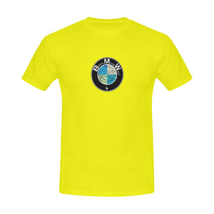 BMW YLW Men's T-Shirt in USA Size