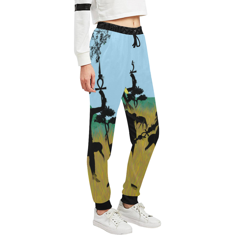 SAFARI NTR WARRIOR Women's All Over Print Sweatpants (Model L11)