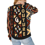 BOGOLAN STYLE Women's Rib Cuff Crew Neck Sweatshirt