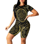 CRYPTO KMT Women's Short Yoga Set