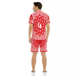 BANDANA Bs'UP Men's Short Sleeve Shirt Sets