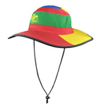 ETHIOPIA FLAG Wide Brim Bucket Hat