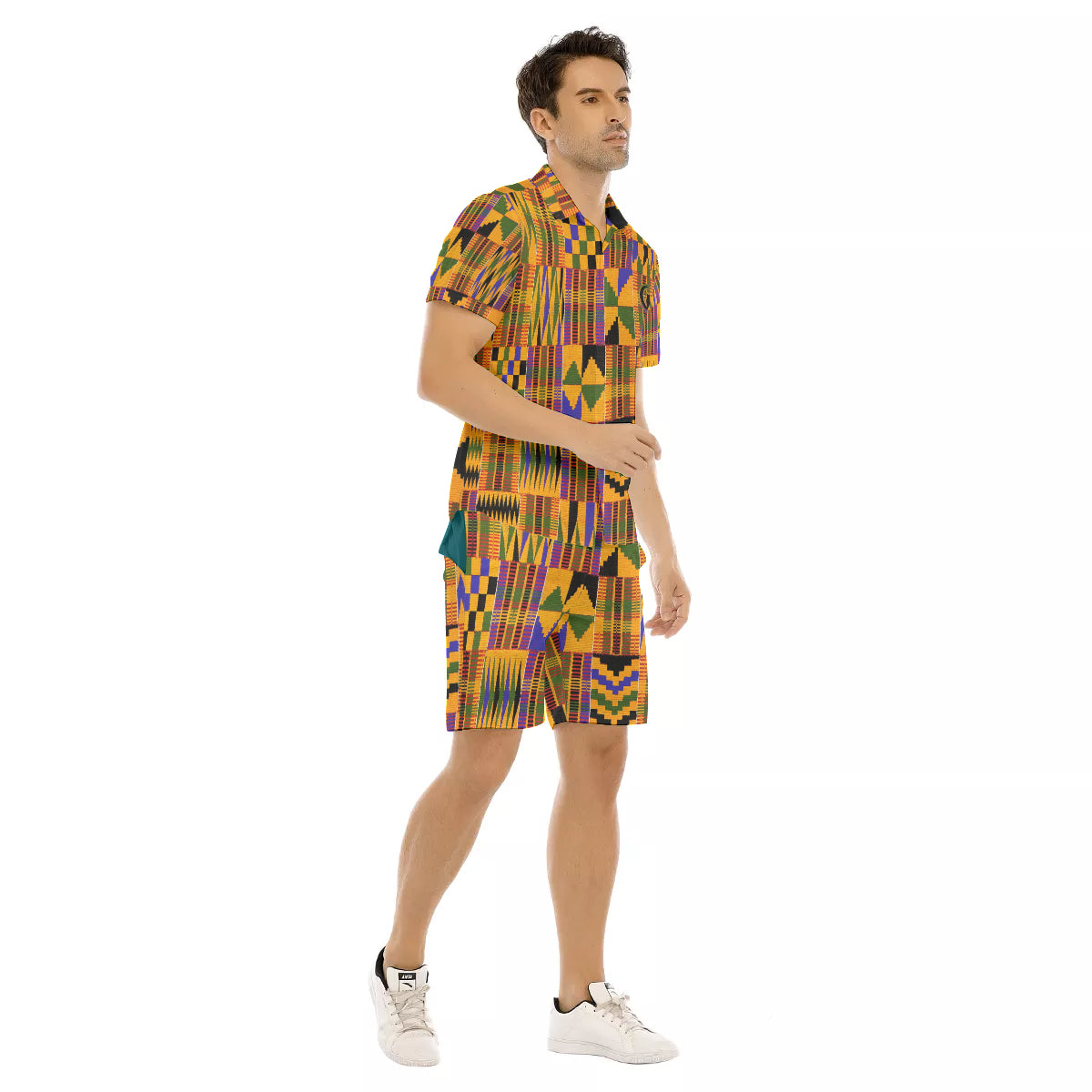 KENTE OG Men's Short Sleeve Shirt Sets