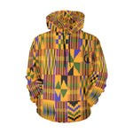 KENTE ATEF All Over Print Hoodie for Men (USA Size)