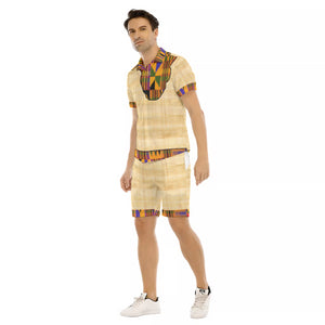 KENTE OF NILE Men's Short Sleeve Shirt Sets