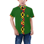 KENTE BUTAN Boys' Short Sleeve Shirt