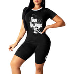 GET YA WALK ON Women's Short Yoga Set