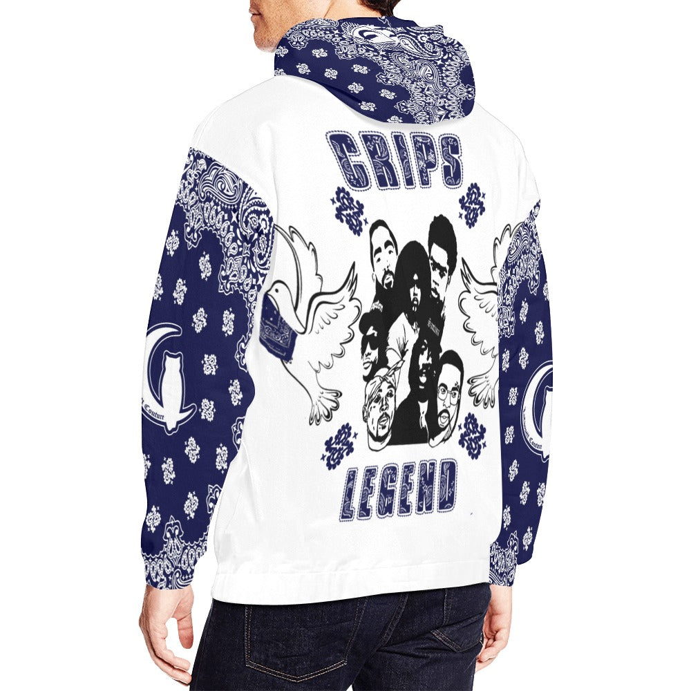 CRIP LEGEND All Over Print Hoodie for Men