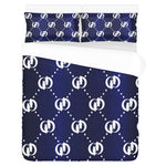 GOODY BLUE WHITE 3-Piece Bedding Set