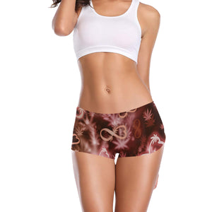 INFINITY RED COSMOS Women's All Over Print Boyshort Panties (Model L31)