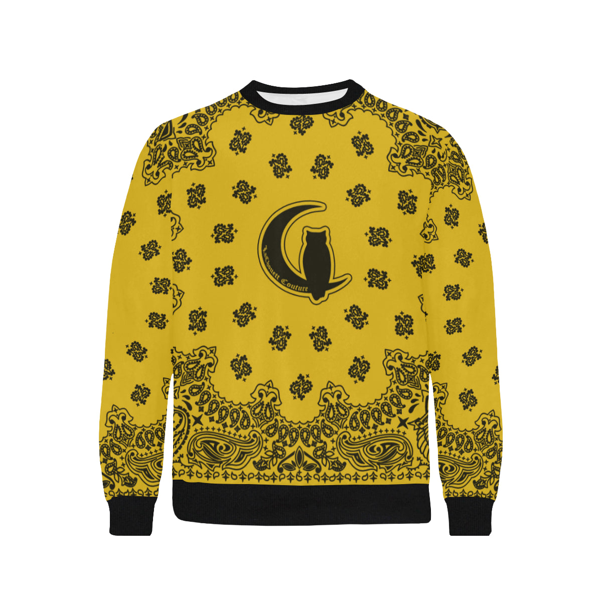 BANDANA LK Men's Rib Cuff Crew Neck Sweatshirt