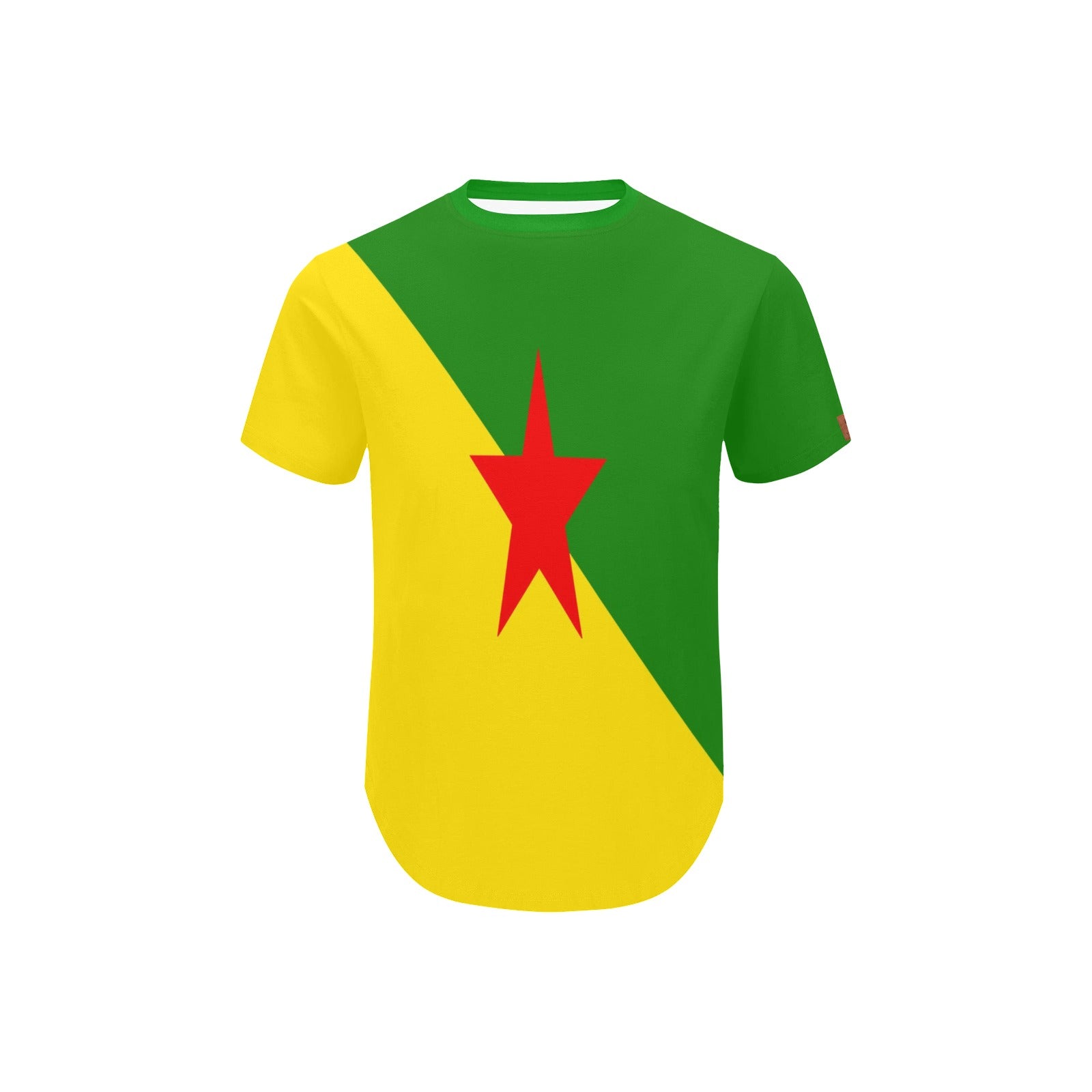 DIASPORA FR Curved Hem T-Shirt