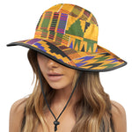 KENTE FULLY Wide Brim Bucket Hat