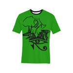 ANUBIS AND HERU GRN Men's All Over Print T-Shirt