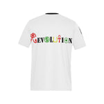REVOLUTION Men's All Over Print T-Shirt (Solid Color Neck) (Model T63)