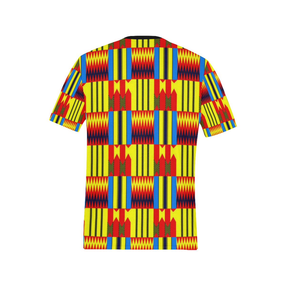 KENTE BLUE Men's All Over Print T-Shirt