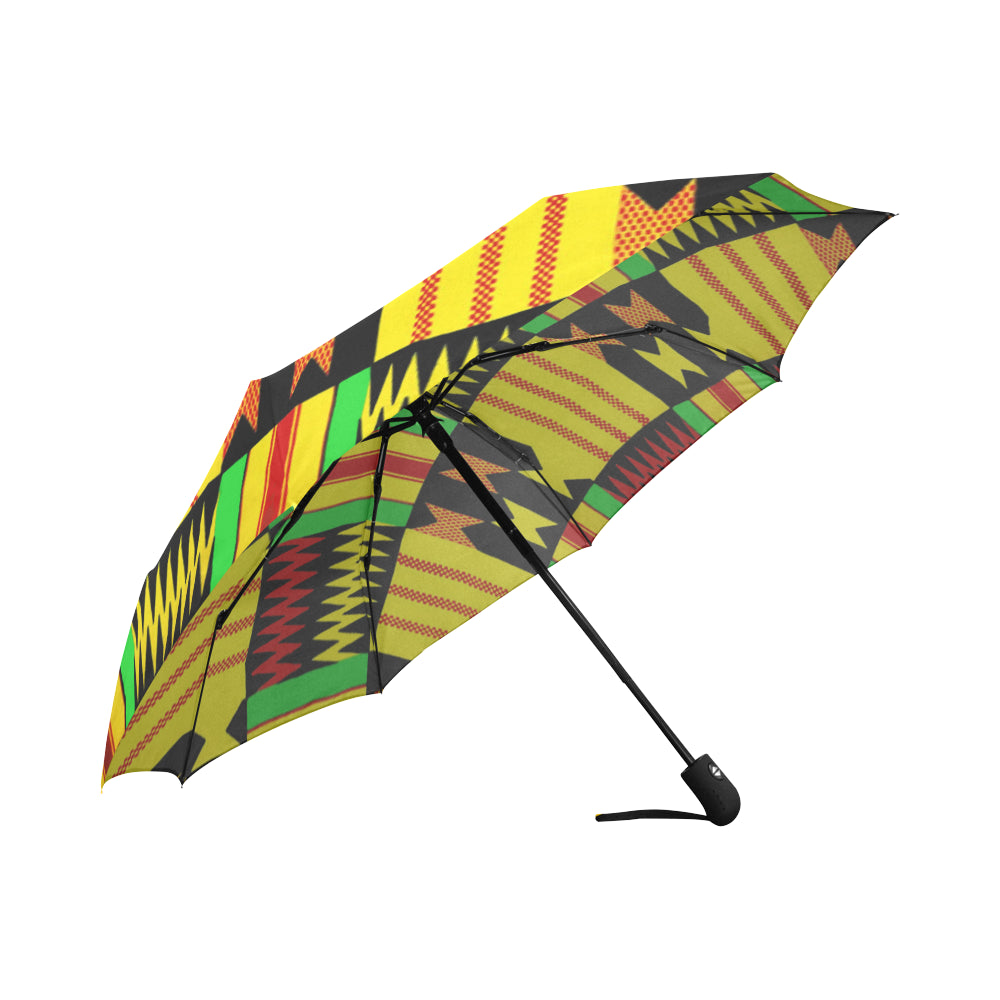 KENTE RASTA Auto-Foldable Umbrella