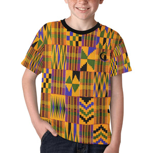 KENTE ATEF Kids' All Over Print T-shirt