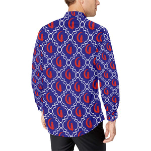 ELEGANCE BLR Men's All Over Print Casual Dress Shirt (Model T61)