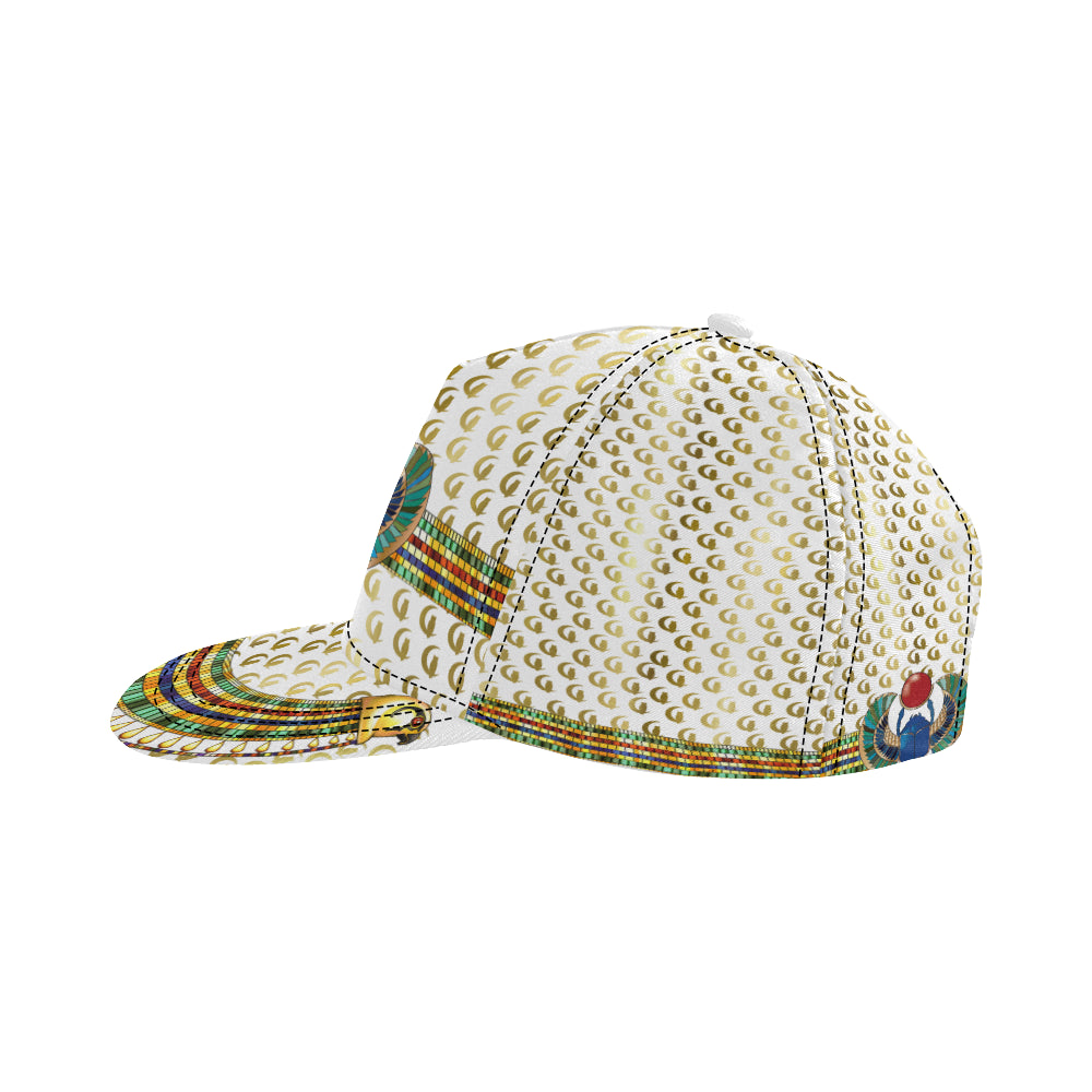 MEDJAY LCC WHITE All Over Print Snapback Hat