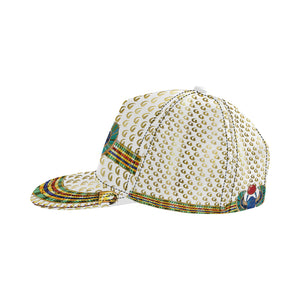 MEDJAY LCC WHITE All Over Print Snapback Hat