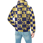 DAMIER ROYAL Men's Padded Hooded Jacket