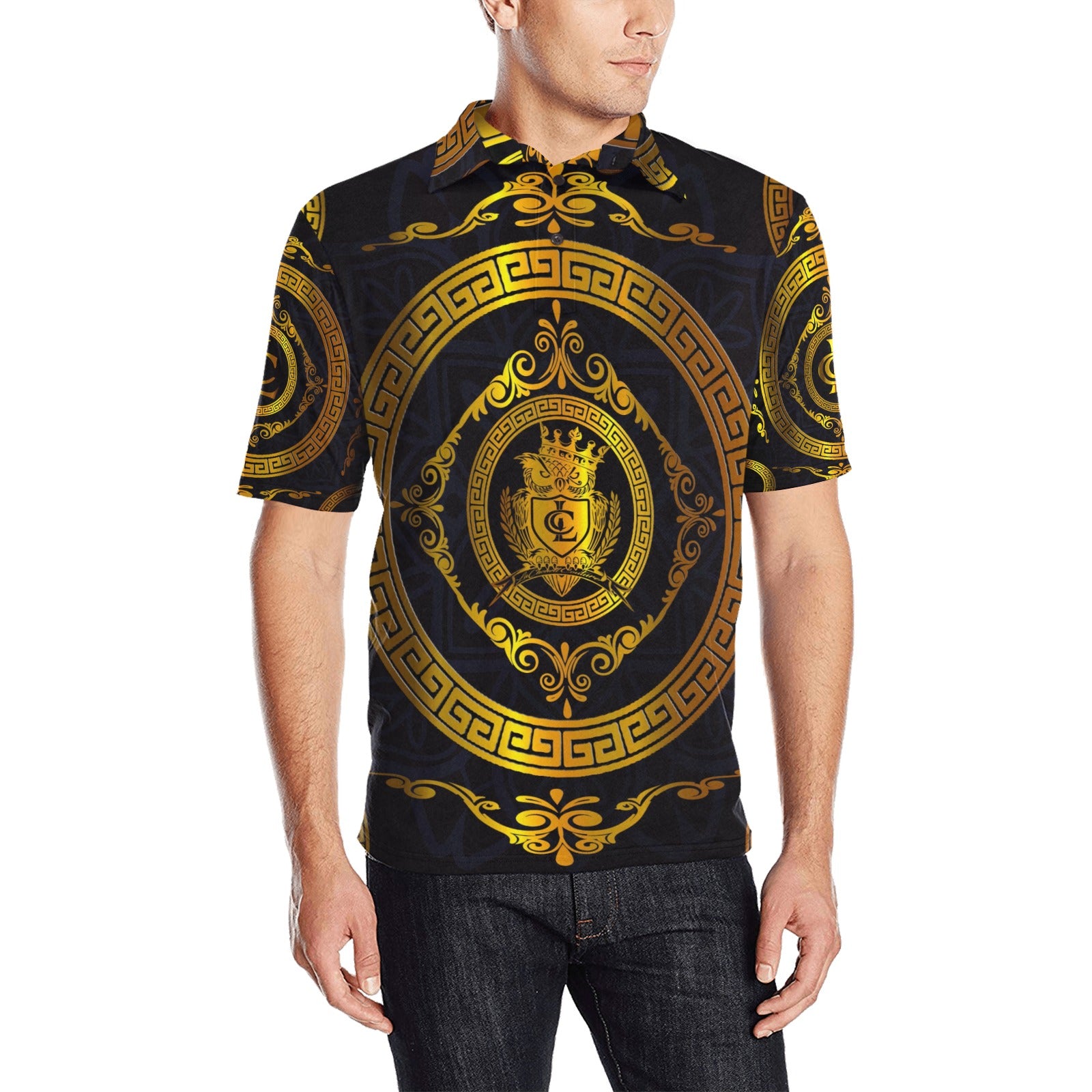 LCC RICH Print Polo Shirt