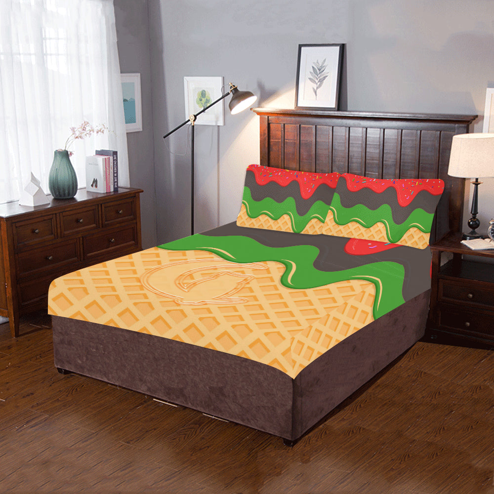 RBG ICE CREAM 3-Piece Bedding Set