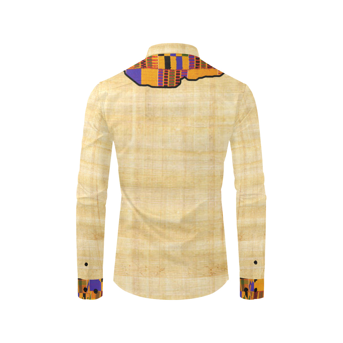 NILE VALLEY KENTE Men's All Over Print Casual Dress Shirt