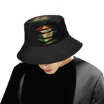 RBG ANKH RIPPED Bucket Hat