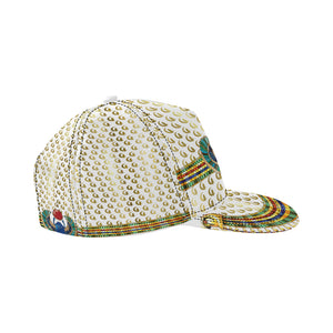 MEDJAY LCC WHITE All Over Print Snapback Hat