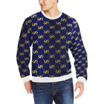 EXCELLENCE BLGLD Men's Rib Cuff Crew Neck Sweatshirt