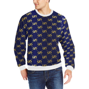 EXCELLENCE BLGLD Men's Rib Cuff Crew Neck Sweatshirt