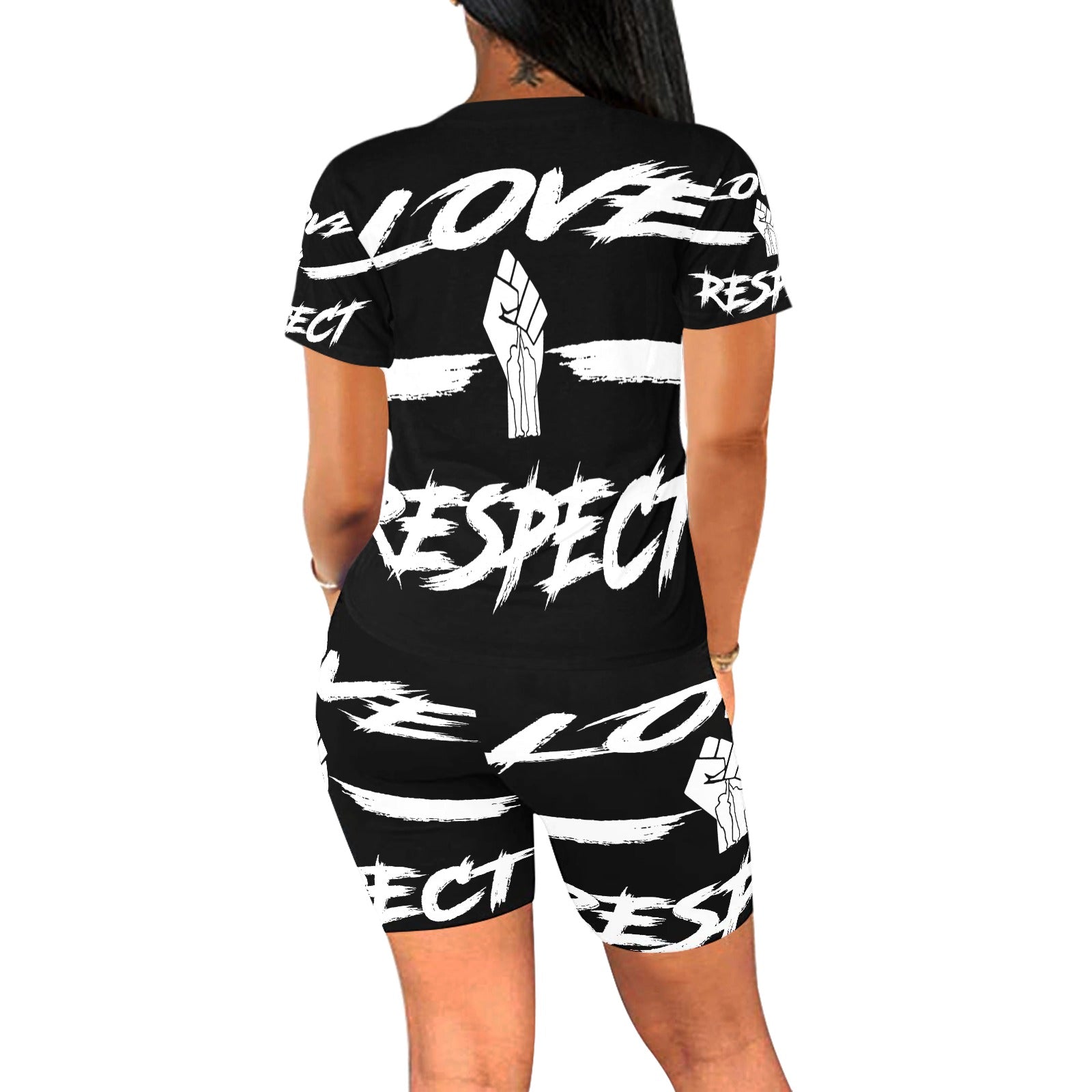 LOVE & RESPECT Women's Short Yoga Set