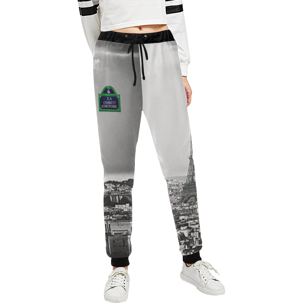 RUE DE PARIS Women's All Over Print Sweatpants (Model L11)