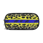 JAGUAR SKIN BLUE Pencil Pouch/Large