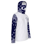 BANDANA NAVY BLUE Unisex Pullover Hoodie With Mask