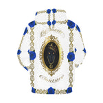 BLUE ROSES OWL All Over Print Hoodie for Men