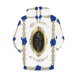 BLUE ROSES OWL All Over Print Hoodie for Men