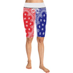 BANDANA UNITED All Over Print Knee Length Leggings