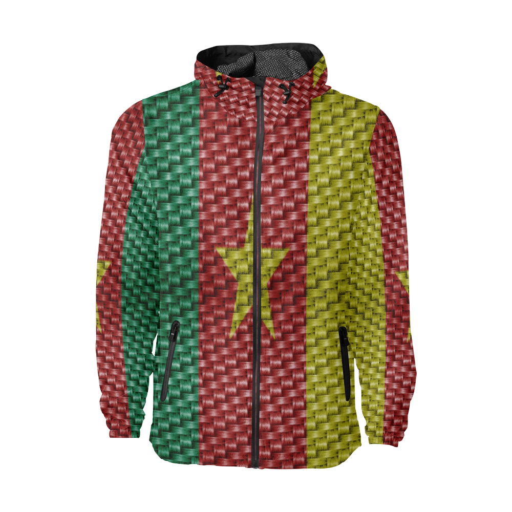 CAMEROUN FLAG All Over Print Windbreaker for Unisex