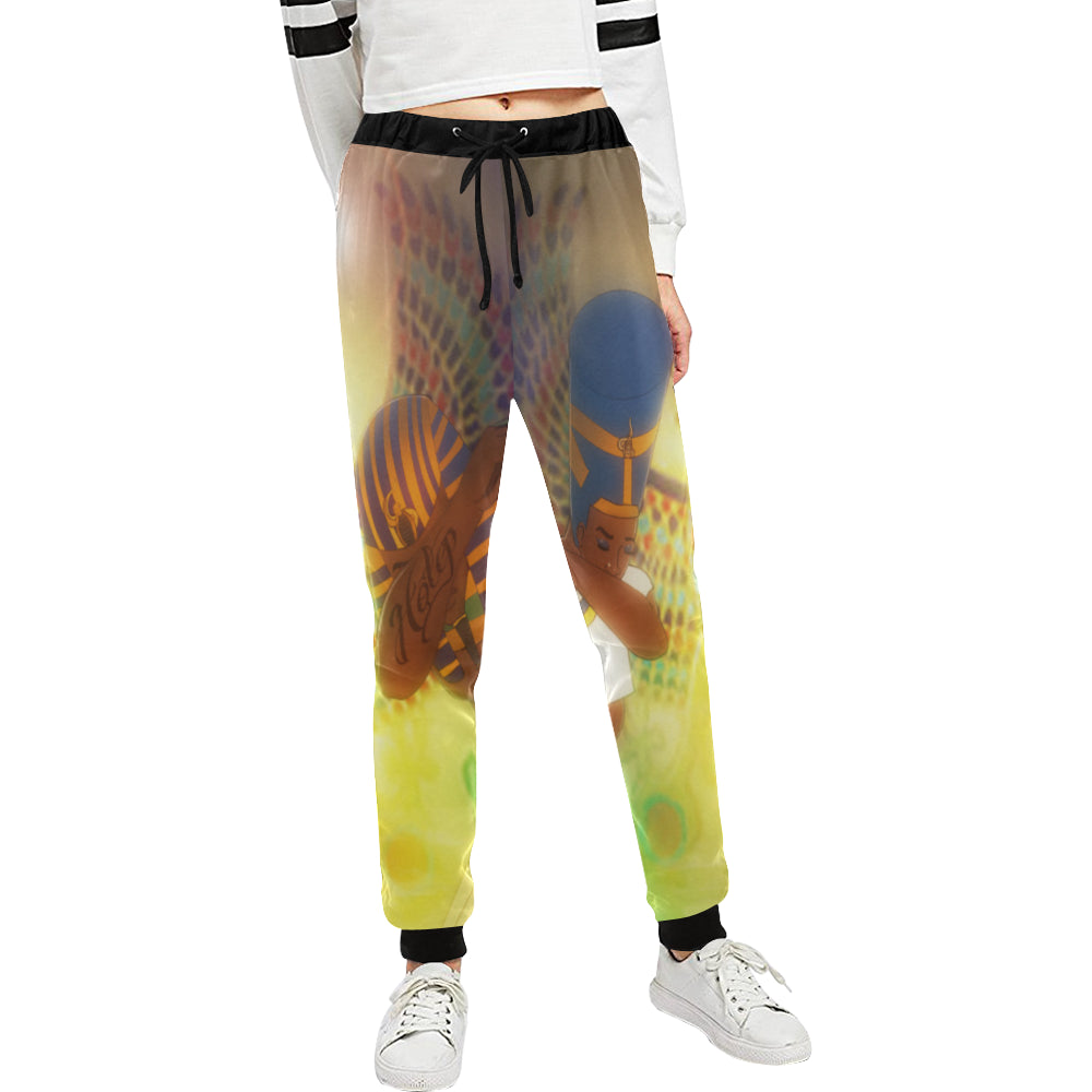 HOTEP DAB Women's All Over Print Sweatpants (Model L11)