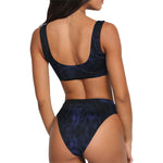 PANTHER SKIN Sport Top & High-Waisted Bikini Swimsuit