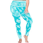 BANDANA PAISLEY Plus Size High Waist Leggings