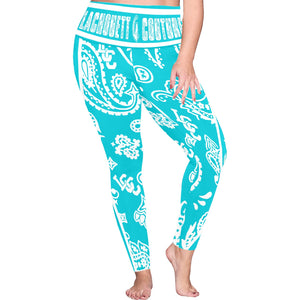BANDANA PAISLEY Plus Size High Waist Leggings
