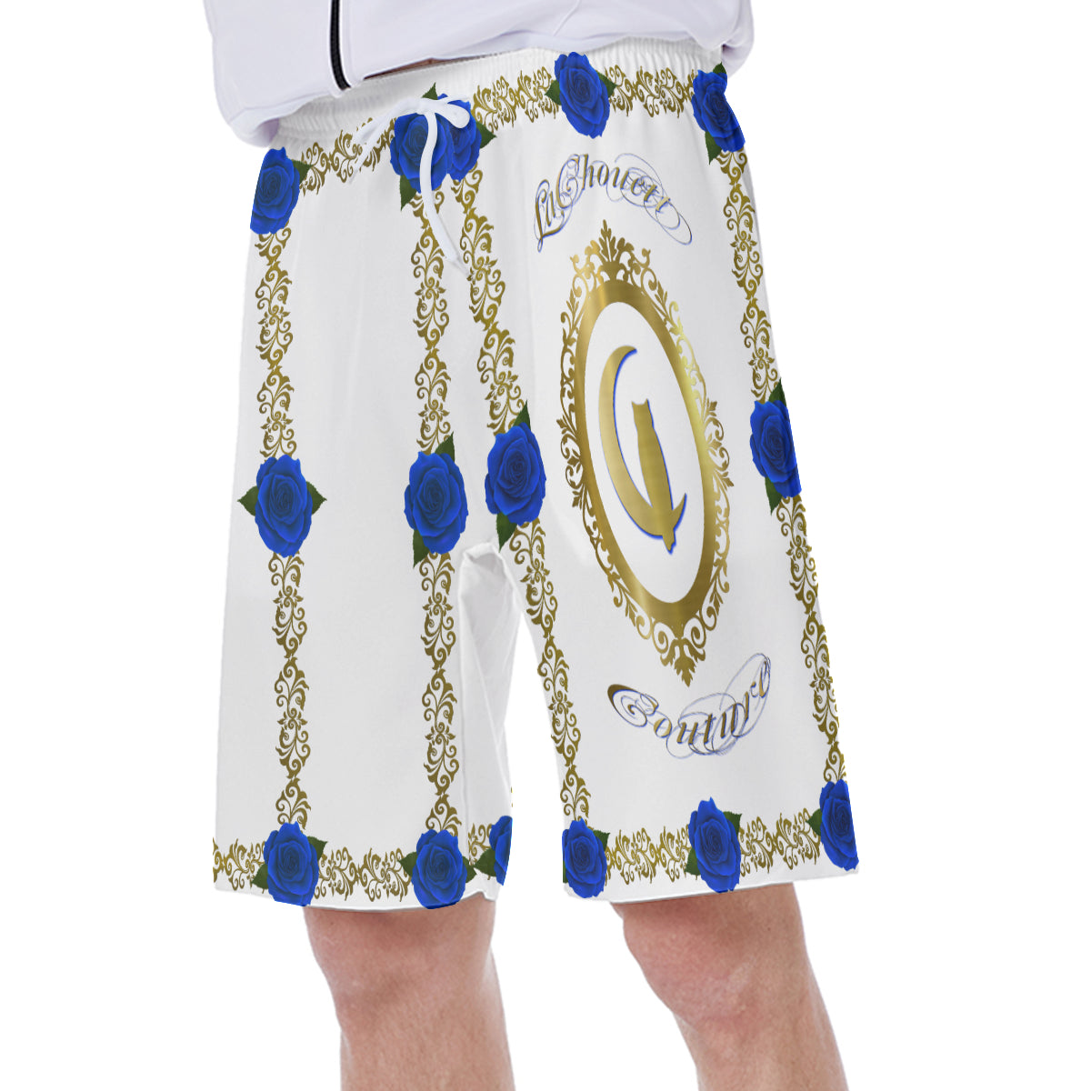 BLUE ROSES Beach Pants