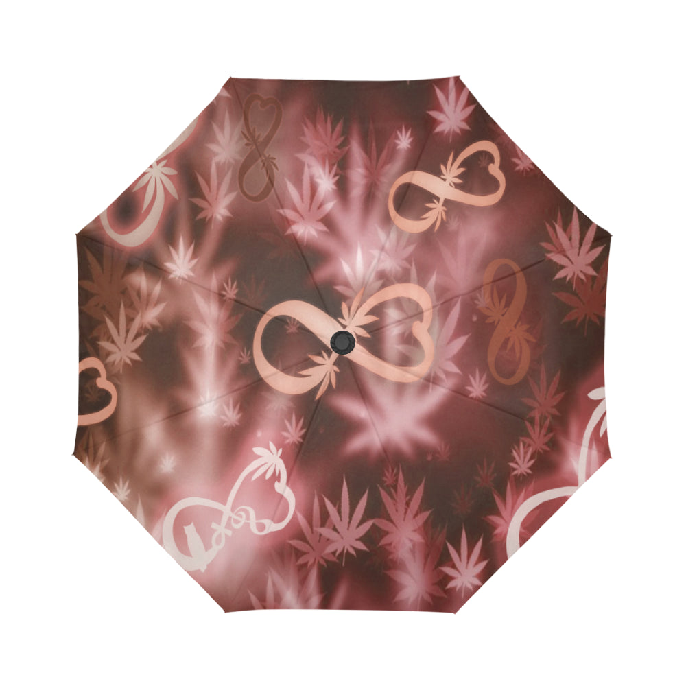 INFINITY RED COSMOS Auto-Foldable Umbrella