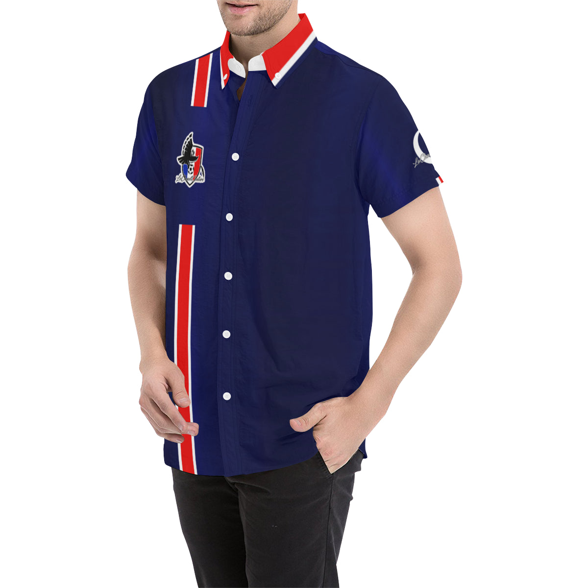 FC PANAME Men's All Over Print Short Sleeve Shirt